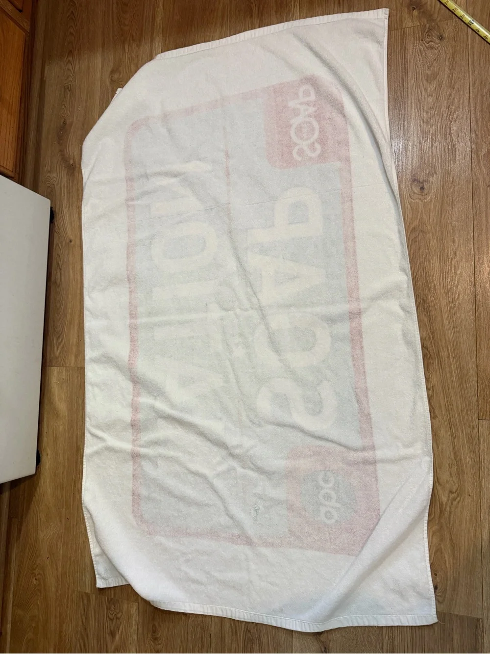 Soap Nation Promotional Beach Towel - White, Teal & Red